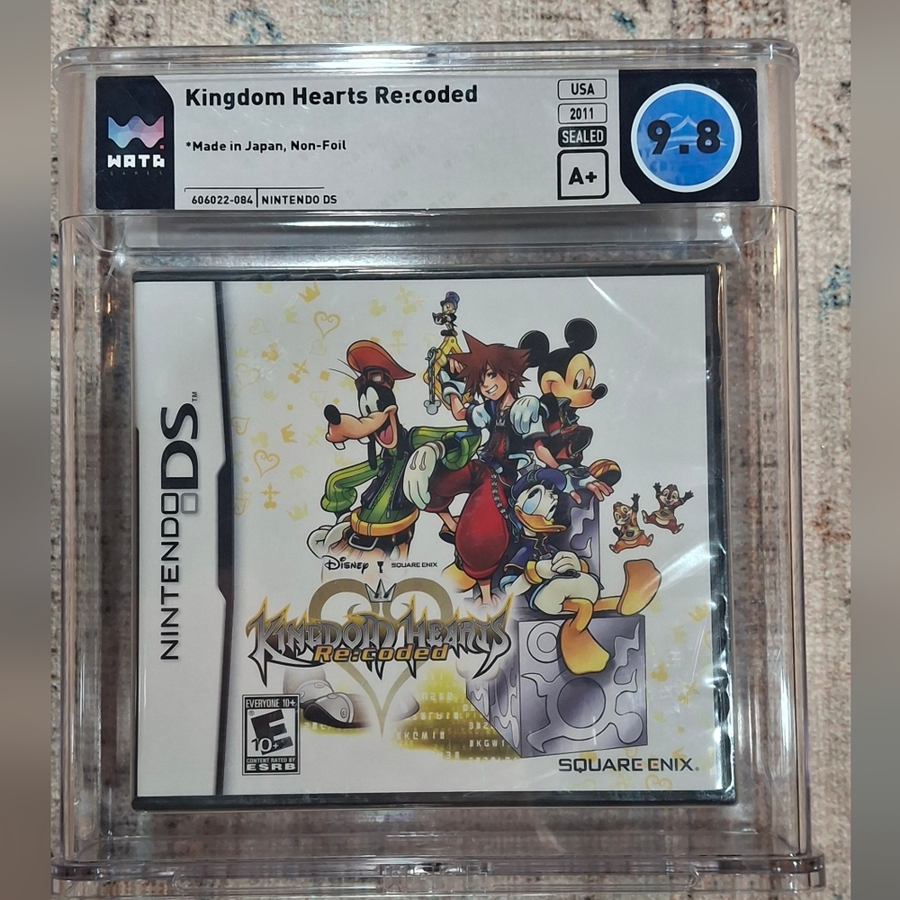 Kingdom Hearts Re:coded for Nintendo DS - White WATA 9.8 Graded Game